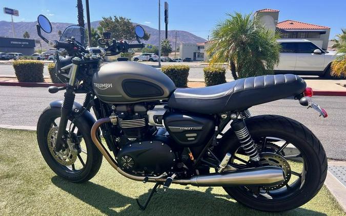 2022 Triumph Street Twin Matte Ironstone