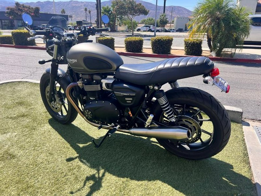 2022 Triumph Street Twin Matte Ironstone