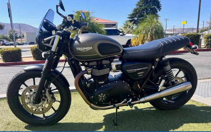 2022 Triumph Street Twin Matte Ironstone