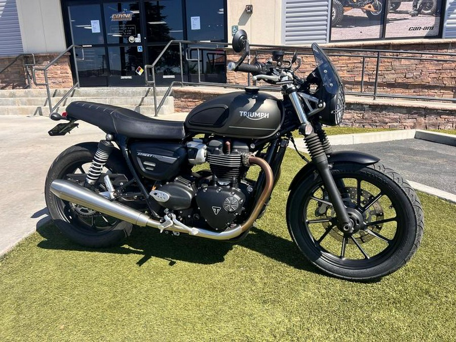 2022 Triumph Street Twin Matte Ironstone