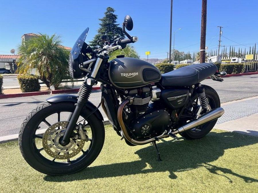 2022 Triumph Street Twin Matte Ironstone