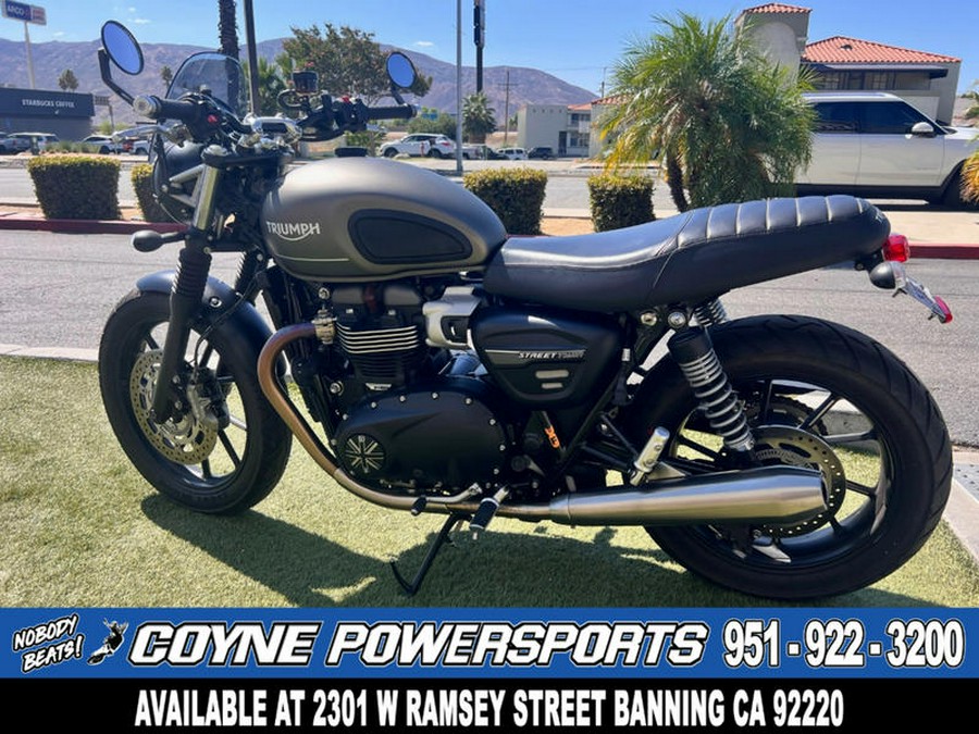 2022 Triumph Street Twin Matte Ironstone