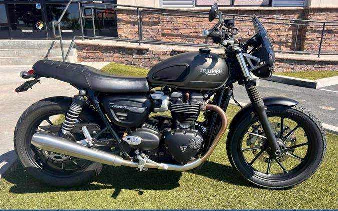 2022 Triumph Street Twin Matte Ironstone