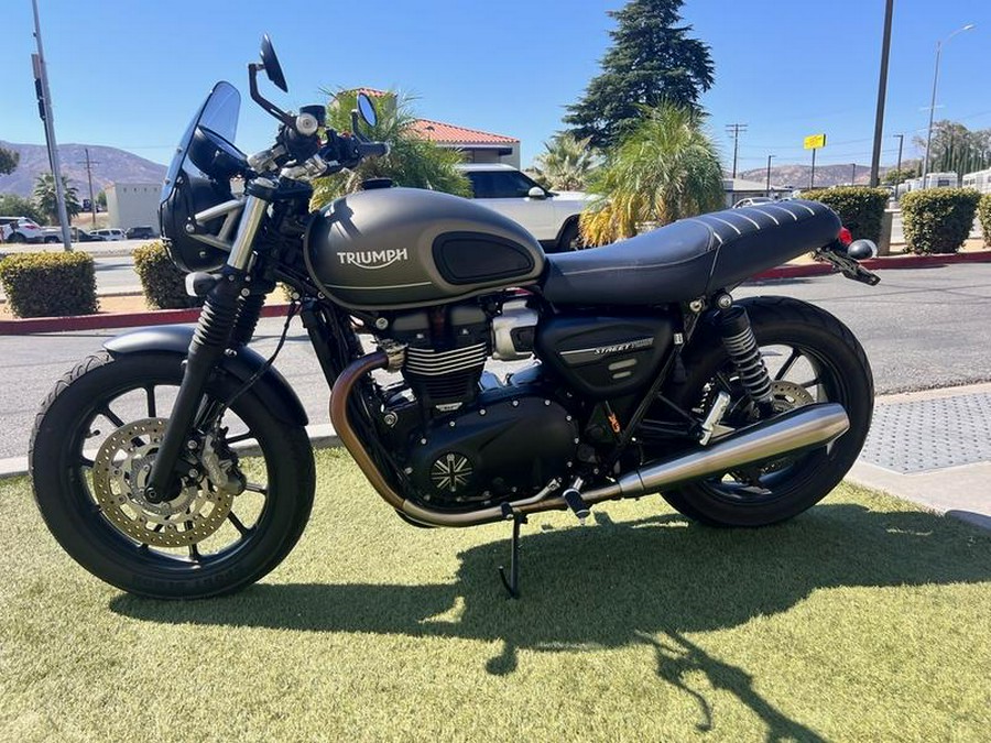 2022 Triumph Street Twin Matte Ironstone