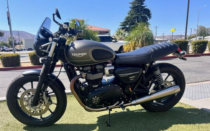 2022 Triumph Street Twin Matte Ironstone