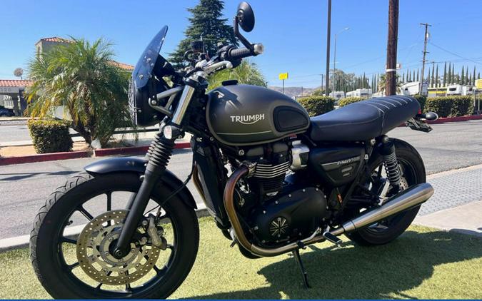 2022 Triumph Street Twin Matte Ironstone