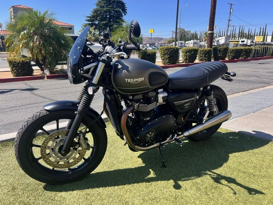 2022 Triumph Street Twin Matte Ironstone