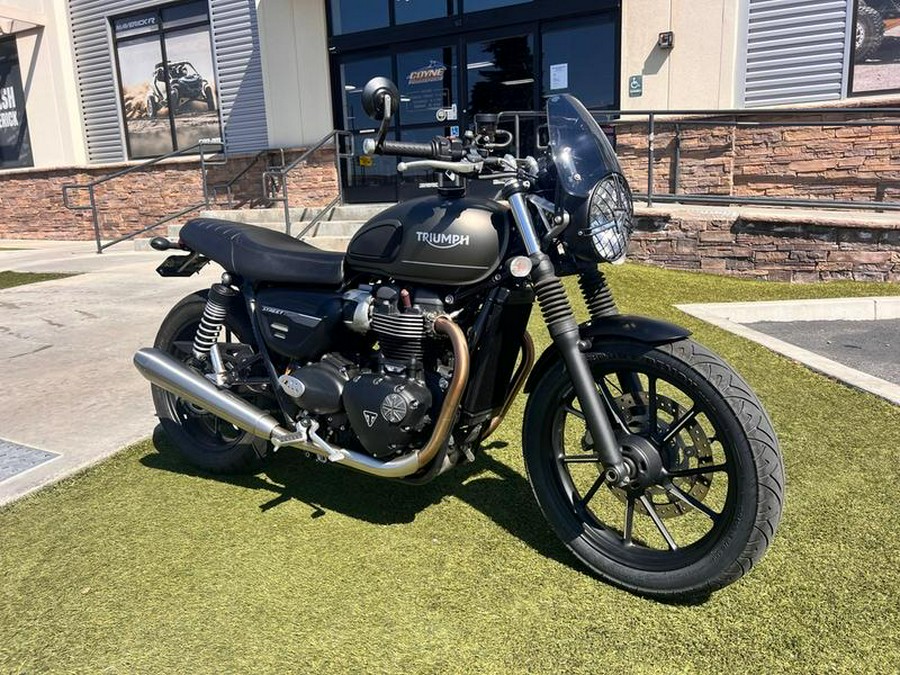 2022 Triumph Street Twin Matte Ironstone