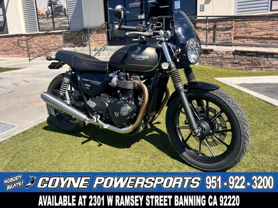 2022 Triumph Street Twin Matte Ironstone