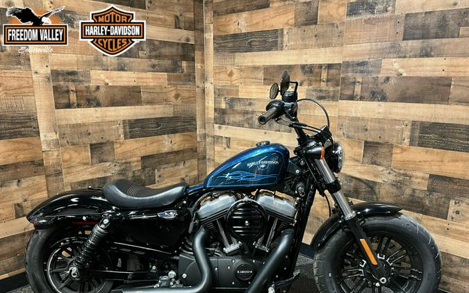 2016 Harley-Davidson® Forty-Eight® Hard Candy Cancun Blue Flake XL1200X