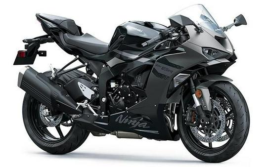 2026 Kawasaki Ninja ZX-6R Metallic Matte Graphenesteel Gray/Metallic Spark Black/Pearl Storm Gray