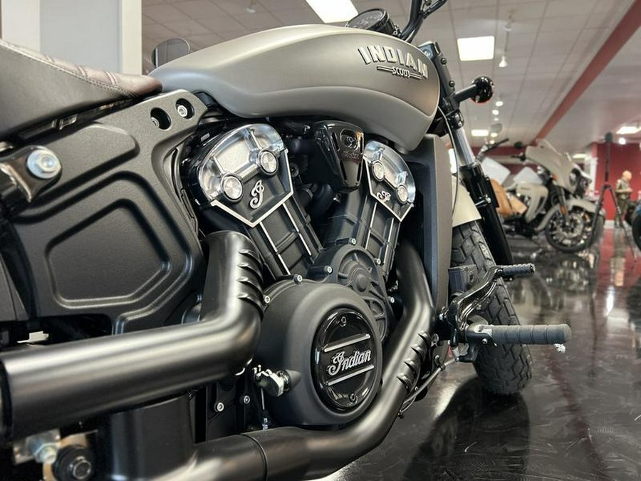 2023 Indian Motorcycle® Scout® Bobber ABS Silver Quartz Smoke