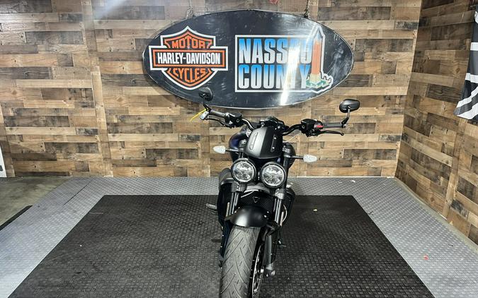 2025 Triumph Rocket 3 Storm R - Satin Pacific Blue and Matt Sapphire Black
