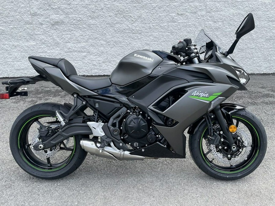 2024 Kawasaki Ninja 650 Metallic Matte Graphenesteel GrayEbony