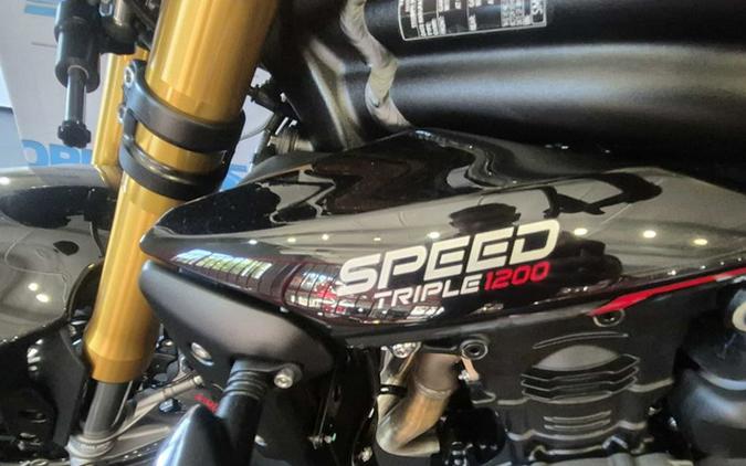2025 Triumph Speed Triple 1200 RS Jet Black 1200 RS