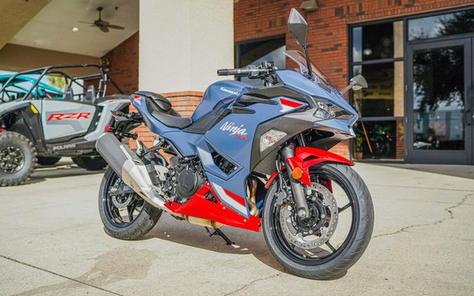 2026 Kawasaki Ninja 500 ABS Metallic Matte Twilight Blue