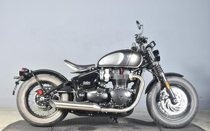 2022 Triumph Bonneville Bobber Matte Storm Grey / Matte Ironstone