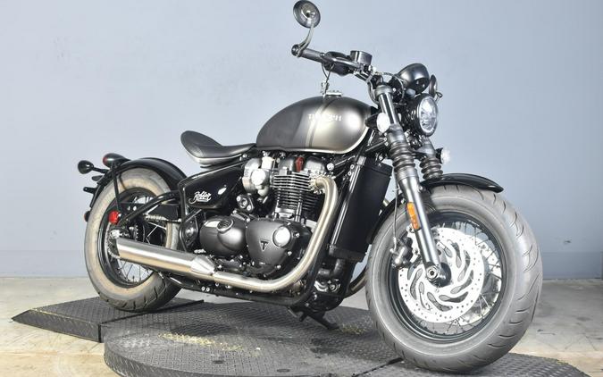 2022 Triumph Bonneville Bobber Matte Storm Grey / Matte Ironstone