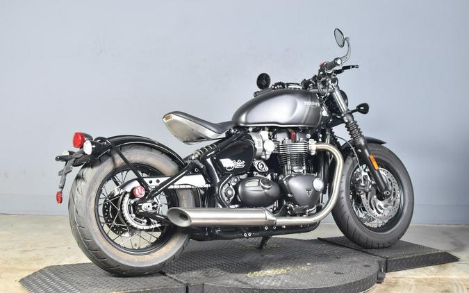 2022 Triumph Bonneville Bobber Matte Storm Grey / Matte Ironstone