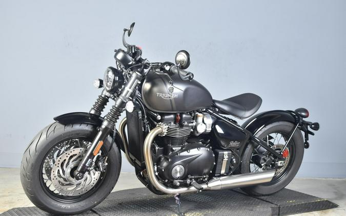 2022 Triumph Bonneville Bobber Matte Storm Grey / Matte Ironstone