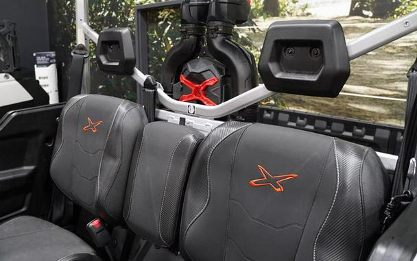 2025 Can-Am® Defender X mr with Half-Doors HD10 Hyper Silver & Legion Red