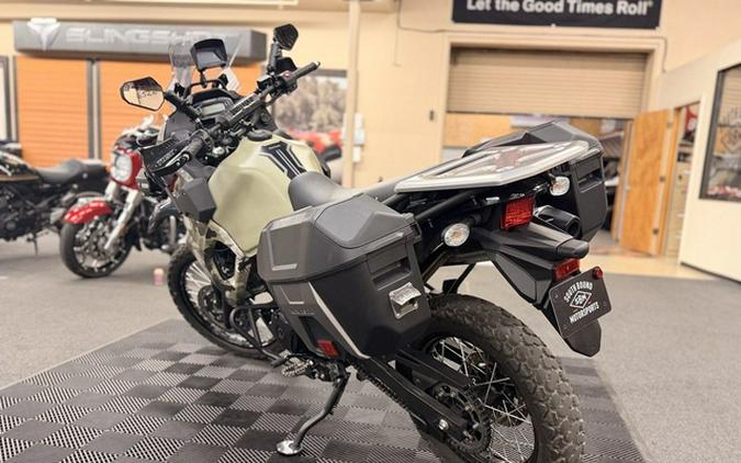 2025 Kawasaki KLR650 Adventure ABS Cypher Camo Beige