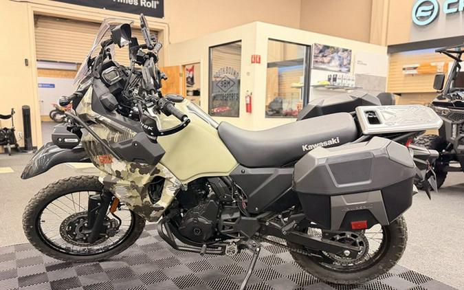 2025 Kawasaki KLR650 Adventure ABS Cypher Camo Beige