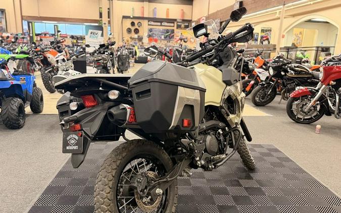 2025 Kawasaki KLR650 Adventure ABS Cypher Camo Beige