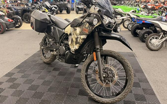 2025 Kawasaki KLR650 Adventure ABS Cypher Camo Beige