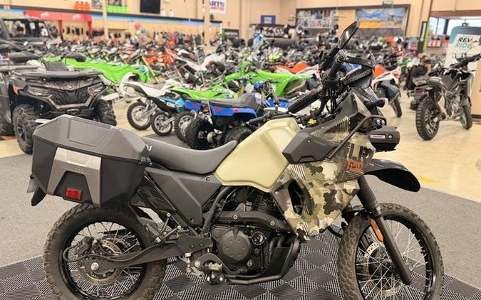 2025 Kawasaki KLR650 Adventure ABS Cypher Camo Beige