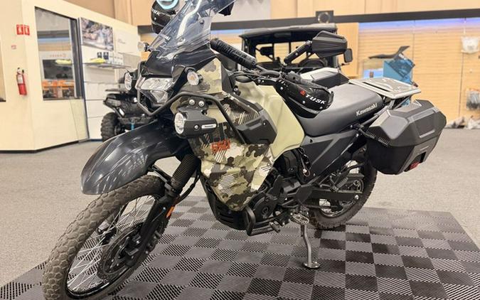 2025 Kawasaki KLR650 Adventure ABS Cypher Camo Beige