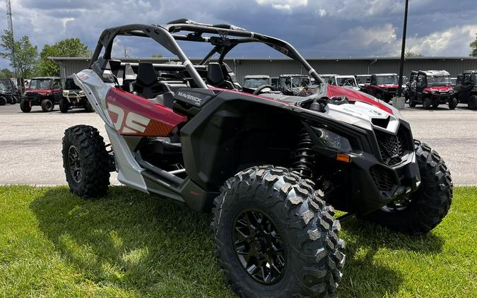 2024 Can-Am® Maverick X3 DS Turbo Fiery Red & Hyper Silver