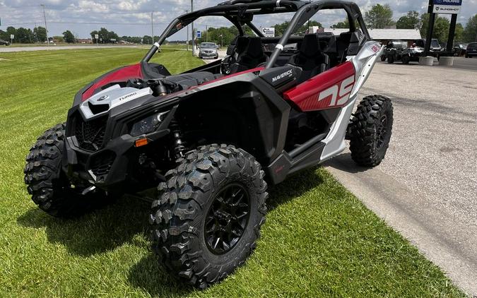 2024 Can-Am® Maverick X3 DS Turbo Fiery Red & Hyper Silver