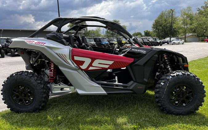 2024 Can-Am® Maverick X3 DS Turbo Fiery Red & Hyper Silver