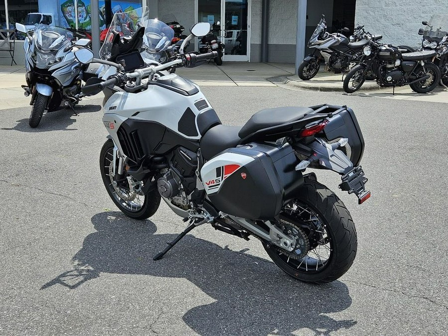 2023 Ducati Multistrada V4S Iceberg White - Spoked Wheels