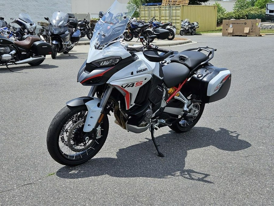 2023 Ducati Multistrada V4S Iceberg White - Spoked Wheels