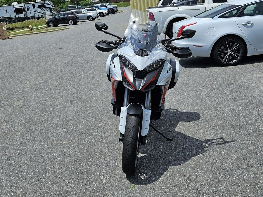 2023 Ducati Multistrada V4S Iceberg White - Spoked Wheels