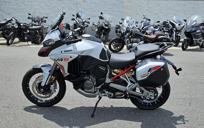 2023 Ducati Multistrada V4S Iceberg White - Spoked Wheels