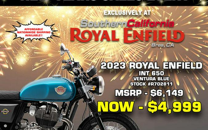 2023 Royal Enfield INT650 Ventura Blue