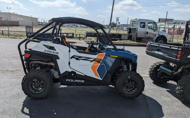 New 2024 POLARIS RZR TRAIL S ULTIMATE STORM BLUE AND WHITE LIGHTNING