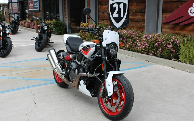 2023 Indian Motorcycle® FTR Sport White Lightning/Indy Red