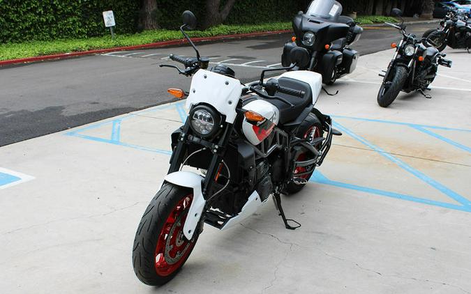 2023 Indian Motorcycle® FTR Sport White Lightning/Indy Red