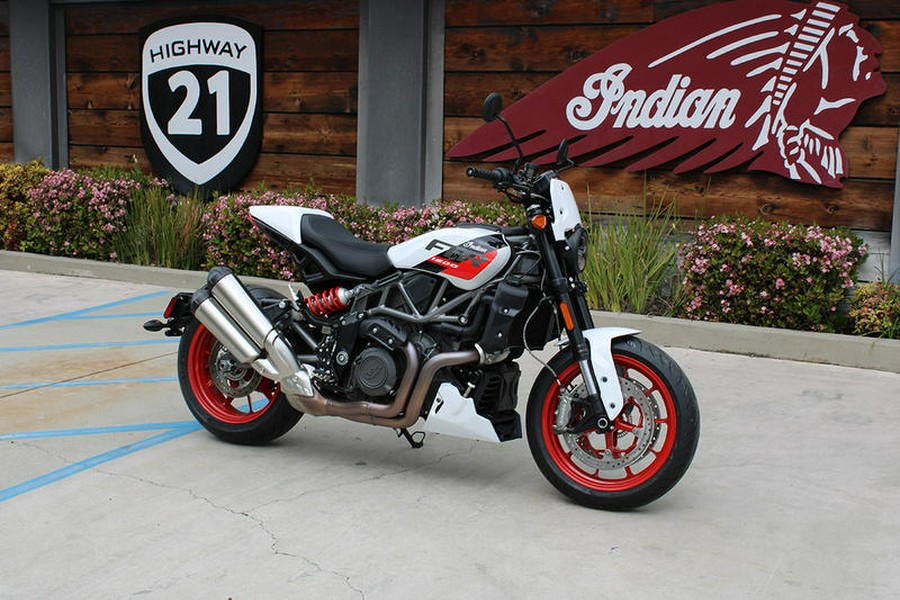 2023 Indian Motorcycle® FTR Sport White Lightning/Indy Red