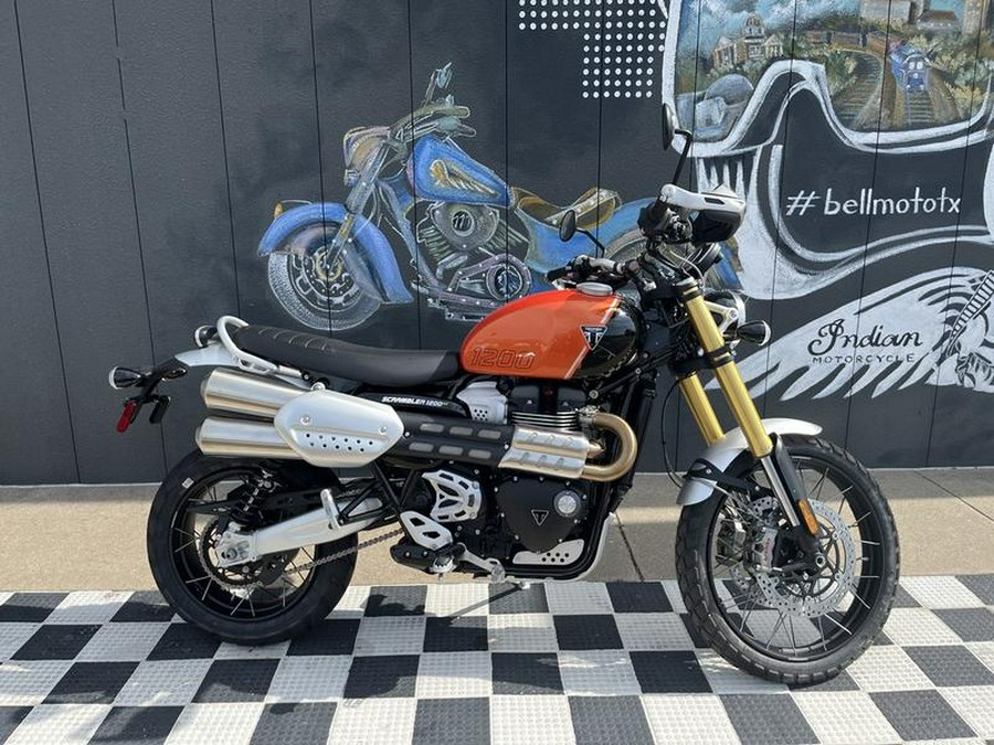 2024 Triumph Scrambler 1200 XE Baja Orange / Phantom Black