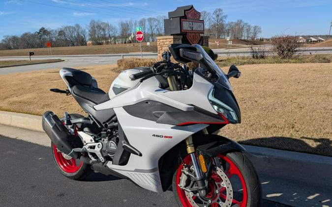2025 CFMOTO 450SS Nebula White