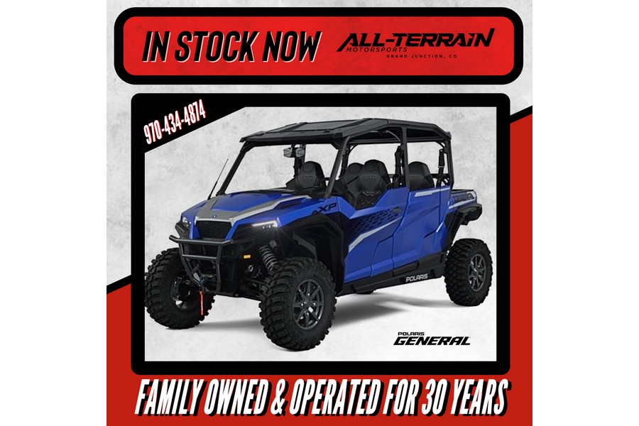 2024 Polaris Industries GENERAL XP 4 1000 Premium - Polaris Blue