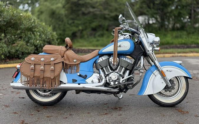 2018 Indian Chief Vintage ABS Sky Blue Over Pearl White