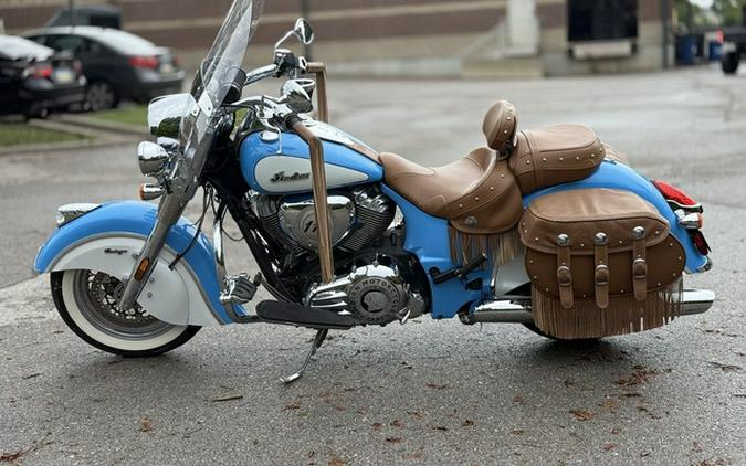 2018 Indian Chief Vintage ABS Sky Blue Over Pearl White