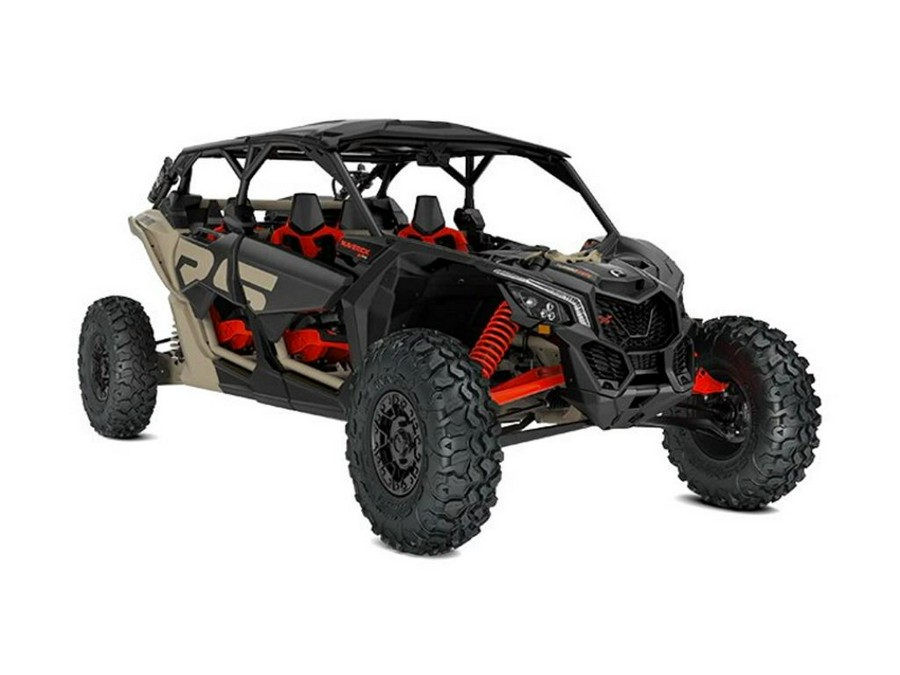 2022 Can-Am® Maverick X3 MAX X rs Turbo RR Desert Tan / Carbon Black / Can-am Red