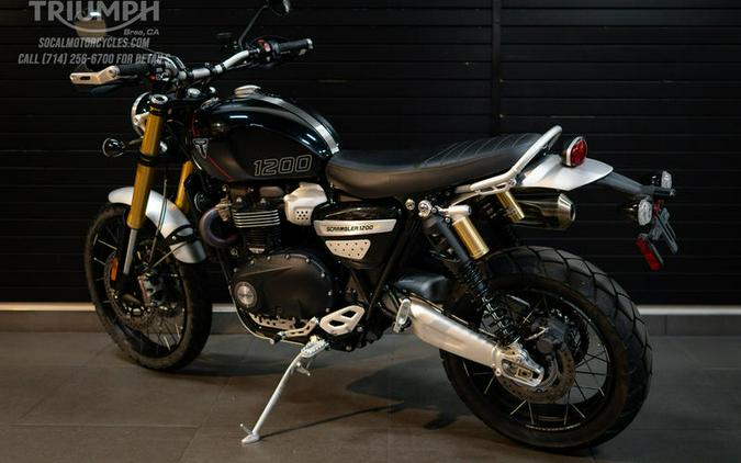 2025 Triumph Scrambler 1200 XE Phantom Black Storm Grey